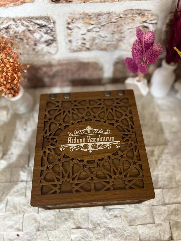 Kişiye Özel Ahşap Kutulu Viski Kadeh Set - Görsel 3