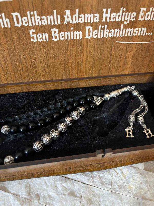Kişiye Özel Çakmak Tesbih Kutulu Set - Görsel 10