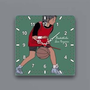 Basketbolcu Tasarımlı Duvar Saati