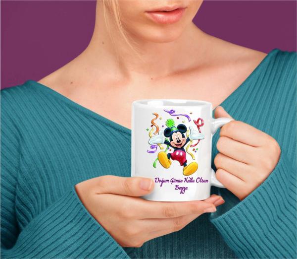 Disney Tasarımlı Kupa Bardak