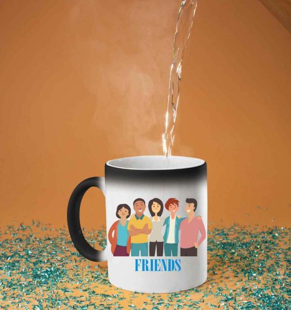 Friends Tasarımlı Sihirli Kupa Bardak