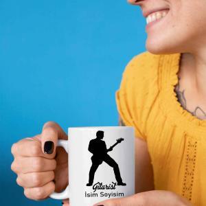 Gitarist Tasarımlı Kupa Bardak