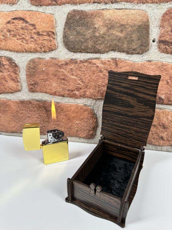 Kişiye Özel Gold Zippo Çakmak - Görsel 3