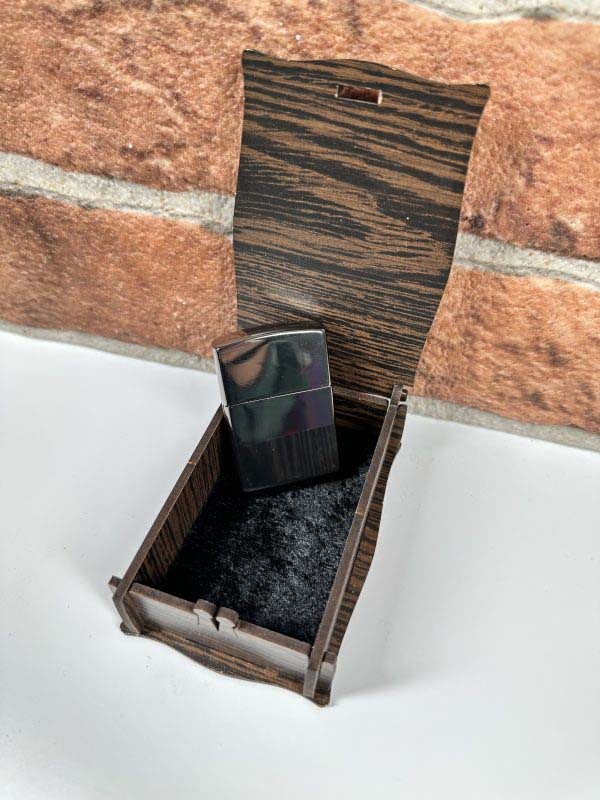Kişiye Özel Gümüş Renk Zippo Çakmak - Görsel 2