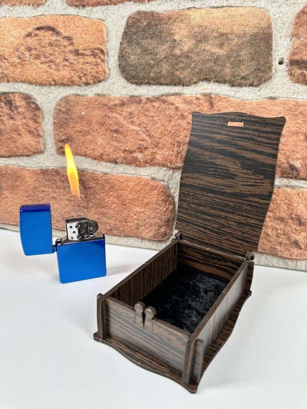 Kişiye Özel Mavi Zippo Çakmak - Görsel 3