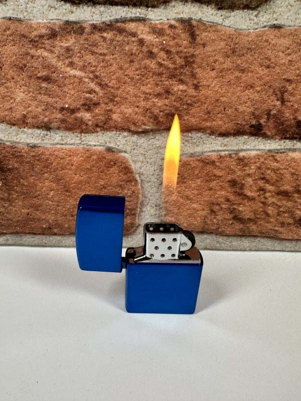 Kişiye Özel Mavi Zippo Çakmak - Görsel 4