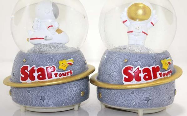 Kar Küresi Işıklı Müzikli Küre 13 Cm - Görsel 2