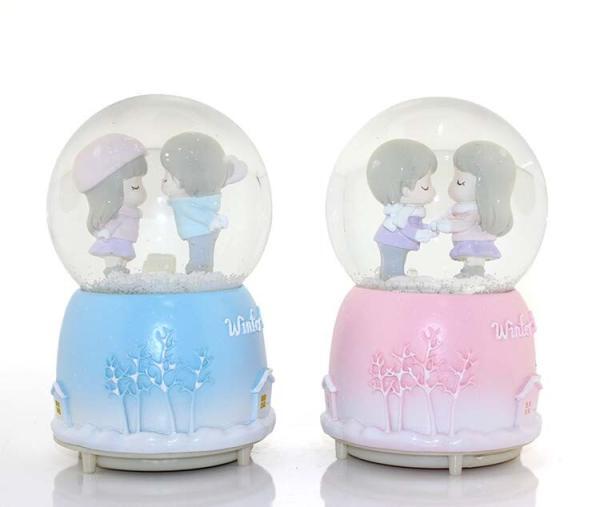 Kar Küresi Işıklı Müzikli Küre 13 Cm