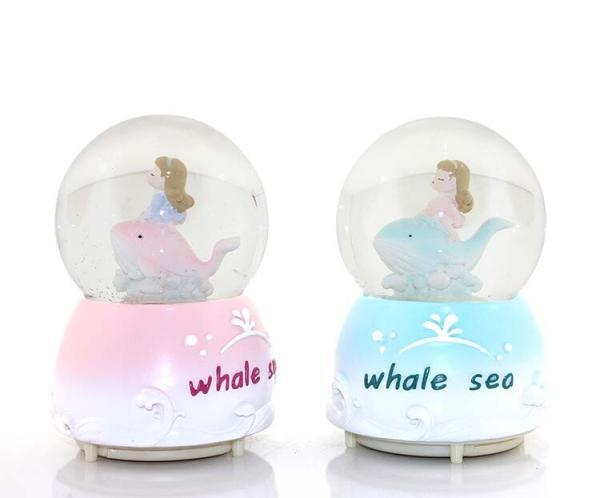 Kar Küresi Işıklı Müzikli Küre 13 Cm
