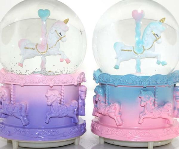 Kar Küresi Işıklı Müzikli Küre 13 Cm - Görsel 2