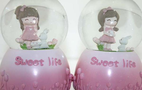 Kar Küresi Püskürtmeli Işıklı Müzikli Küre 16 Cm - Görsel 2