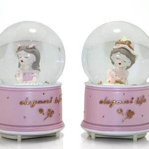 Kar Küresi Püskürtmeli Işıklı Müzikli Küre 16 Cm