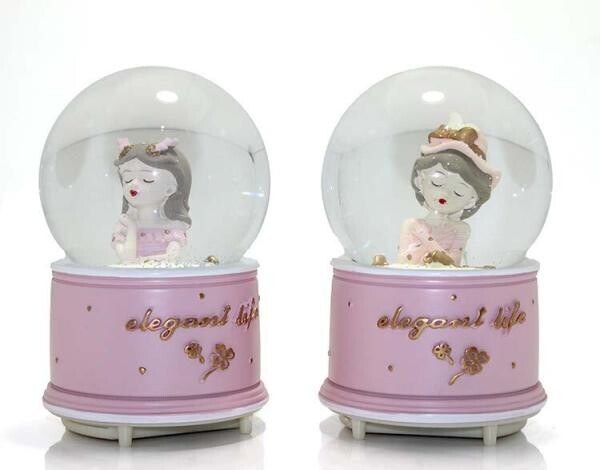 Kar Küresi Püskürtmeli Işıklı Müzikli Küre 16 Cm