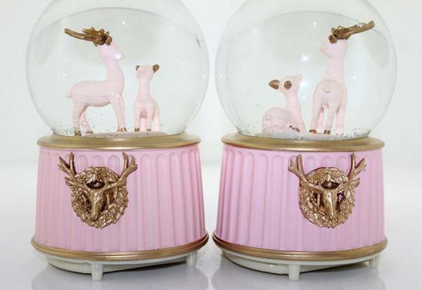 Kar Küresi Püskürtmeli Işıklı Müzikli Küre 16 Cm - Görsel 2