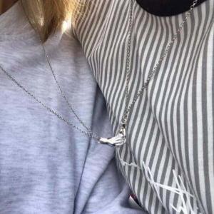 Kişiye Özel Çift Kolyesi - Kutuya Ekle