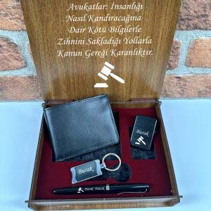 Kişiye Özel Cüzdan Kalem Çakmak Set