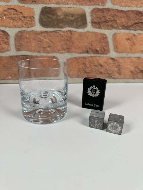 Kişiye Özel Tek Bardaklı Viski Set - Görsel 3
