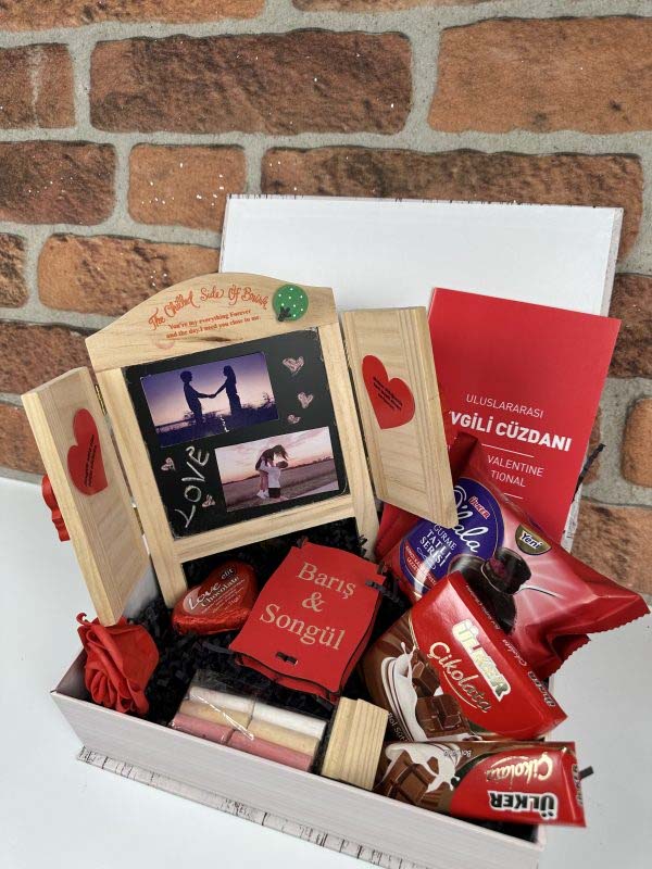 Kişiye Özel Yazı Tahtalı Love Set