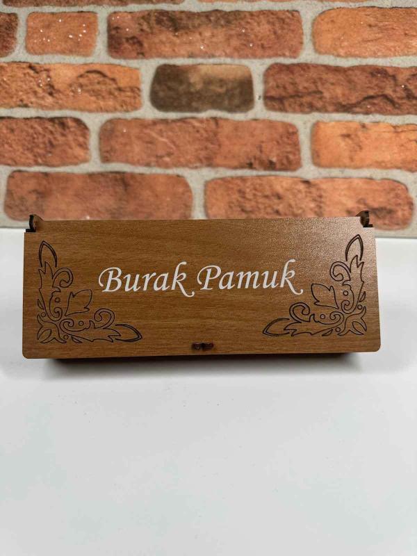 Kişiye Özel Yunus Polisi Tasarımlı Ahşap Kutulu Kalem Set - Görsel 2