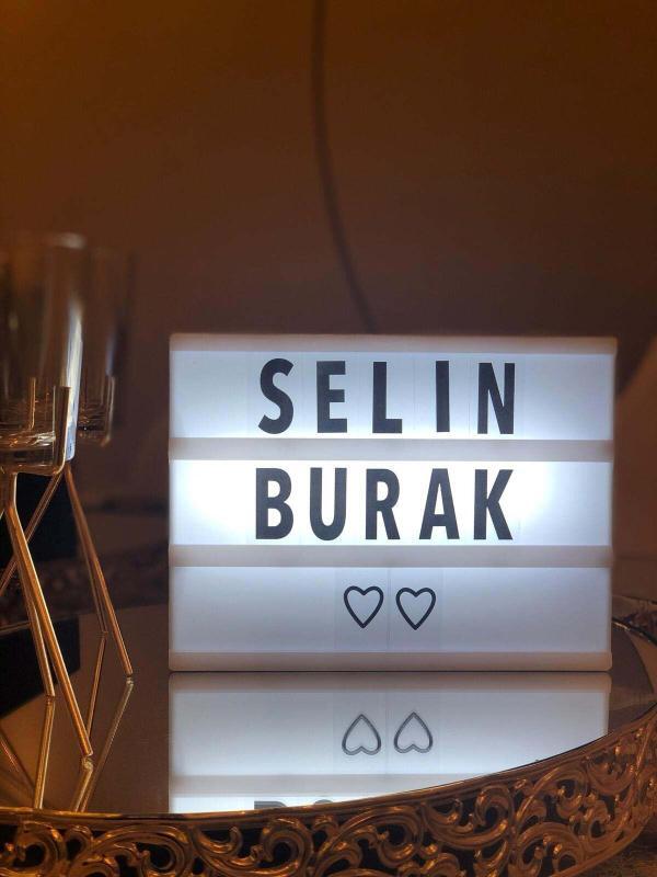 Led Aydınlatmalı İsimlik Pano