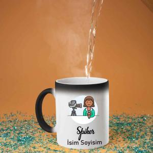 Spiker Tasarımli Sihirli Kupa Bardak