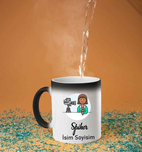 Spiker Tasarımli Sihirli Kupa Bardak