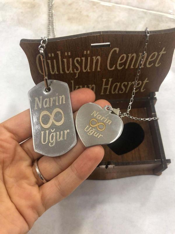 Kişiye Özel Çift Künyesi