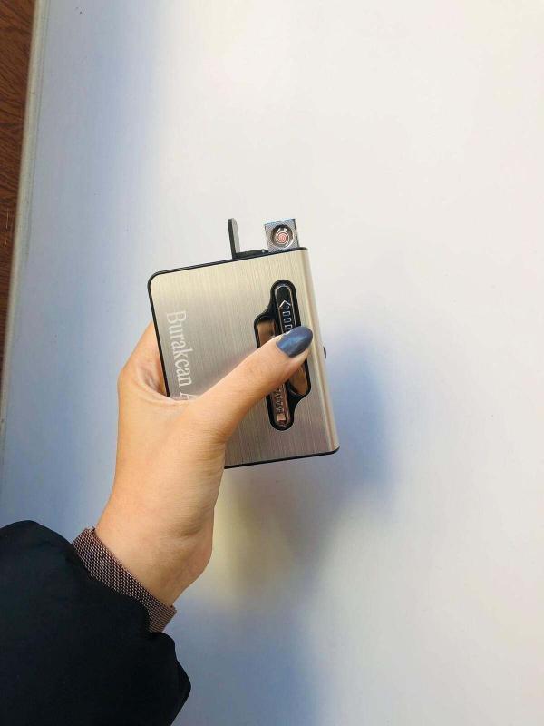 Kişiye Özel Elektronik Şarjlı Tabaka Çakmak - Görsel 2