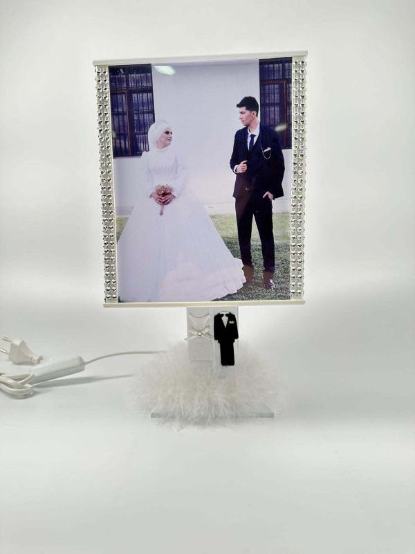 Kişiye Özel Fotoğraflı  Abajur - Görsel 3