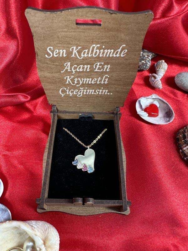 Kişiye Özel Kalpli Kolye - Görsel 2