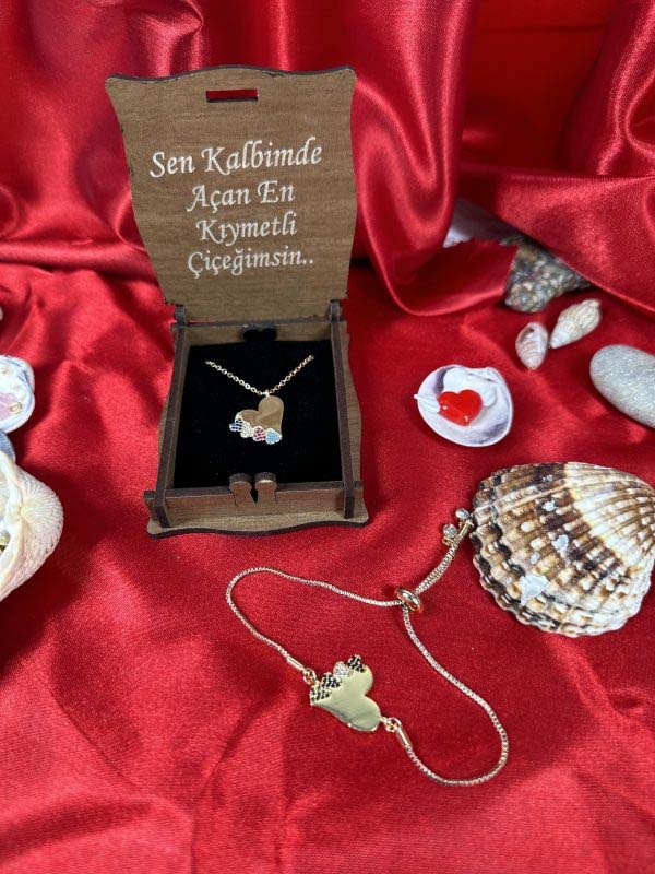 Kişiye Özel Kalpli Kolye - Görsel 4
