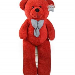 130 CM Kırmızı Peluş Papyonlu Ayıcık