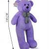 130 CM Mor Peluş Papyonlu Ayıcık
