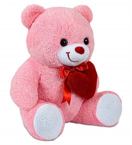 50 Cm Pembe Peluş Ayı - Görsel 2