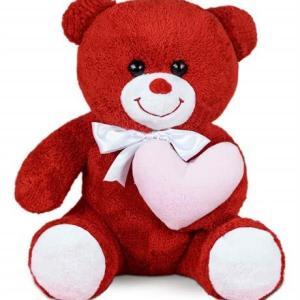 50 Cm Kırmızı Peluş Ayı