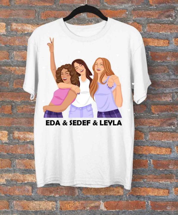 en iy iarkadaşlar tshirt