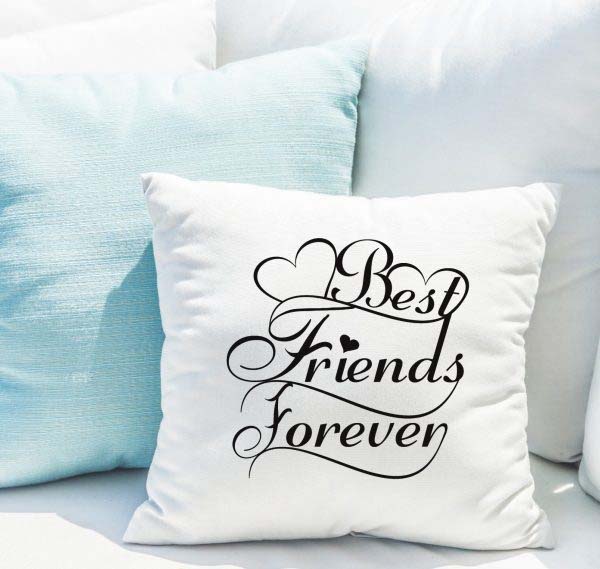 best friends forever yastık hediye
