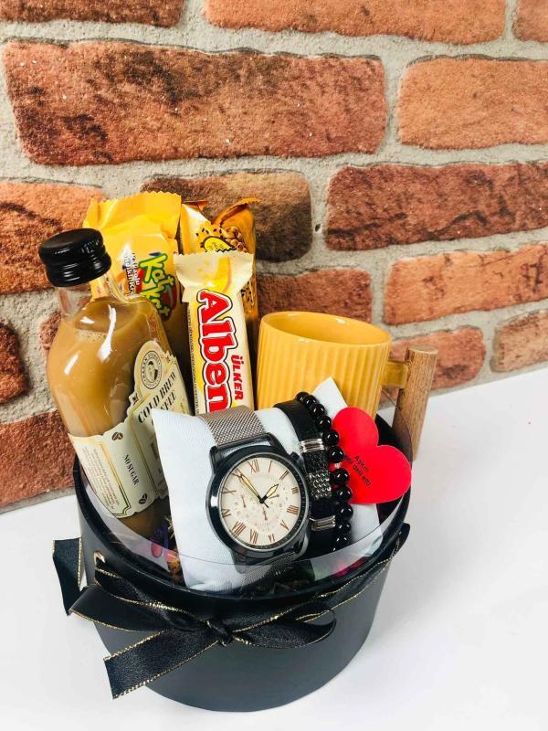 Cold Brew Coffee Ve Saatli Erkek Set - Görsel 4