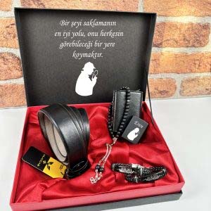 Dedektif Tasarımlı Erkek Set