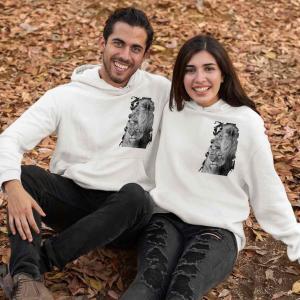 Kişiye Özel 3 İplik Şardonlu Kalın Kumaş Çift Sweat