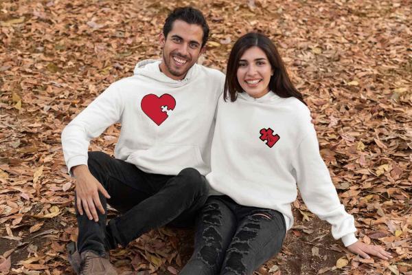 Kişiye Özel 3 İplik Şardonlu Kalın Kumaş Çift Sweat