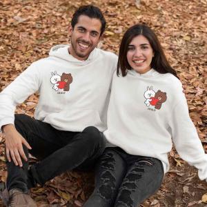 Kişiye Özel 3 İplik Şardonlu Kalın Kumaş Çift Sweat