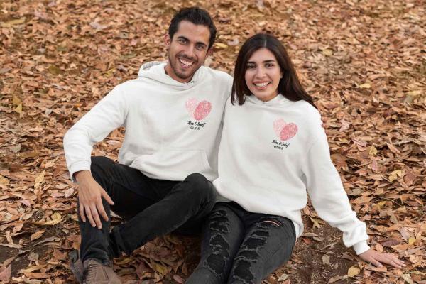 Kişiye Özel 3 İplik Şardonlu Kalın Kumaş Çift Sweat