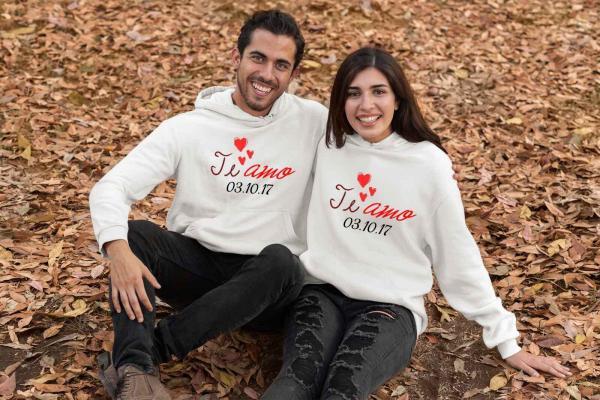 Kişiye Özel 3 İplik Şardonlu Kalın Kumaş Çift Sweat
