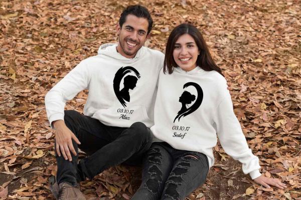 Kişiye Özel 3 İplik Şardonlu Kalın Kumaş Çift Sweat