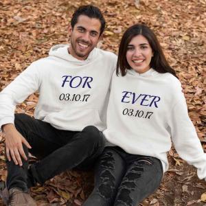 Kişiye Özel 3 İplik Şardonlu Kalın Kumaş Çift Sweat