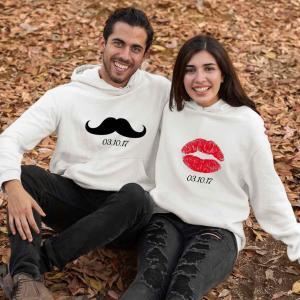 Kişiye Özel 3 İplik Şardonlu Kalın Kumaş Çift Sweat