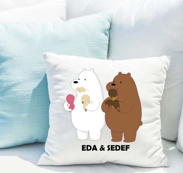 we bare bears yastık