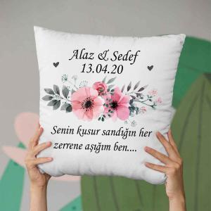 Kişiye Özel Çift Yastığı