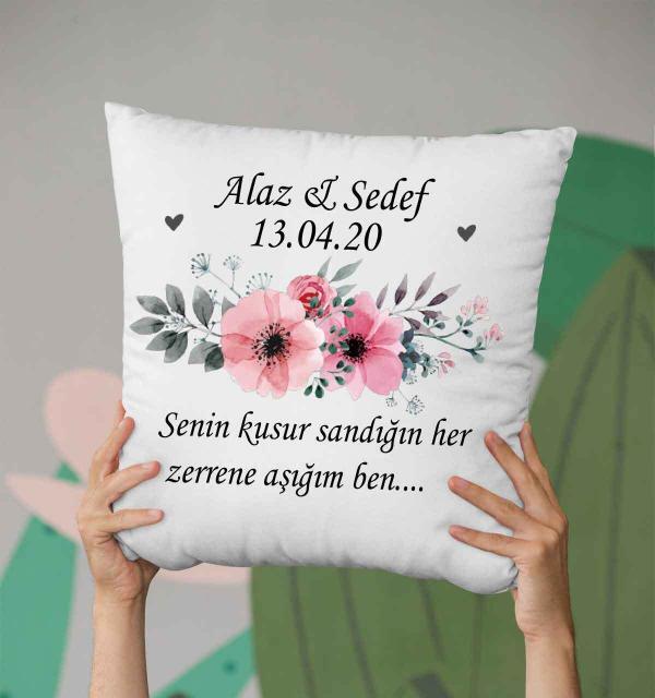 Kişiye Özel Çift Yastığı